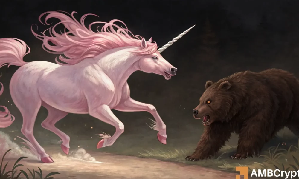 Uniswap 的价格上涨到何种程度会引发空头的反击？正在评估中...